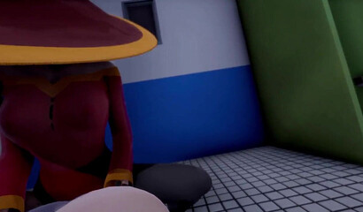 Futa Megumin & Darkness fucks Aqua Hentai POV [Taker]