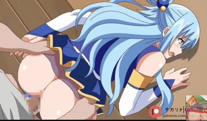 Aqua konosuba hentai porn game