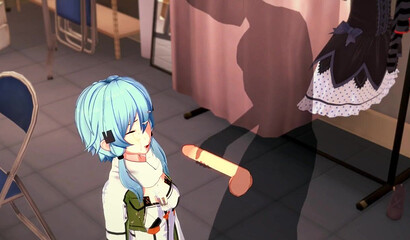 Sword Art Online - Sinon 3D Hentai