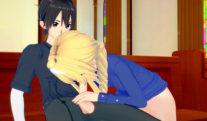 Alice x Kirito (Extended Vers.) - Sword Art Online / SAO - 3D Hentai