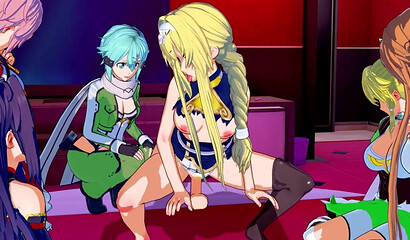 Ultimate Sword Art Online Harem Hentai