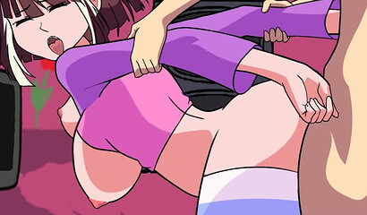 Friday Night Funkin Animation QT and Boyfriend Having Hard Sex On Stage