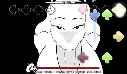 TORIEL UNDERTALE Vs MY BEST FNF BIG-COCKED """SKILL""" CREAMY GOAT MOMMY