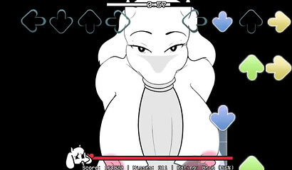 TORIEL UNDERTALE Vs MY BEST FNF BIG-COCKED """SKILL""" CREAMY GOAT MOMMY