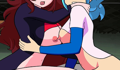 Friday Night Funkin Animation GF Lullaby & BIG - Sister Rubbing & Fingering Their Tits & Asses