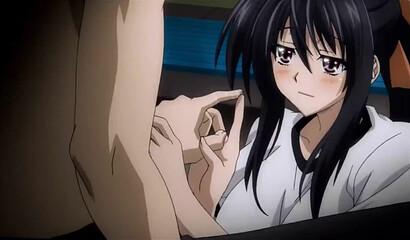Highschool DxD: Akeno & Issei Pool Scene