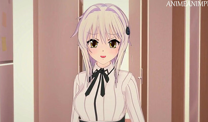 POV: Pounding Dream Harem of Sexy Big Boobs Teens from Highschool DxD - Anime Hentai 3d Compilation