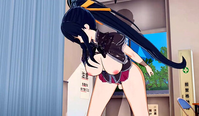 High School DxD - Akeno Himejima 3D Hentai