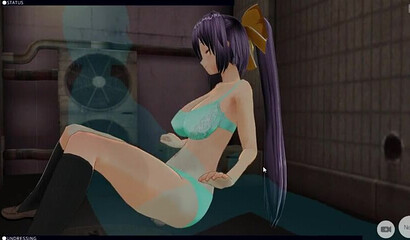 [CM3D2] - Highschool DxD Hentai, Akeno Himejima's secret side job