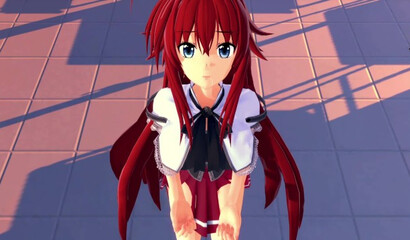 Rias Gremory High School DxD 3d hentai