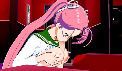 Highschool of the Dead - Saya Takagi Titty Fuck Hentai