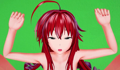 High School DxD Rias Gremory Hentai POV