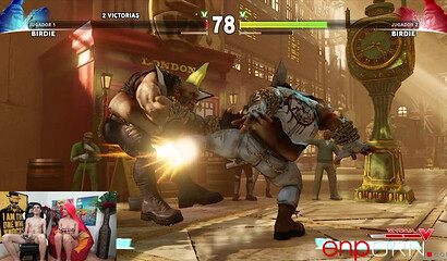 Gameplay porno Street Fighter V. Jordi ENP vs Kitty Love