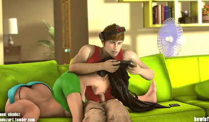 Laura Being A Tease (Street Fighter)