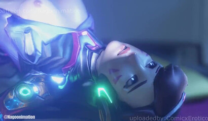 Just the most Hot Overwatch DVA animation on this compilation! 3D Porn Animation w/sound
