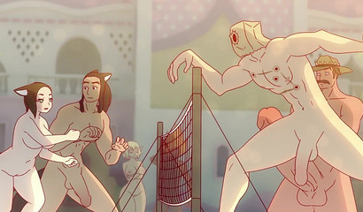 Nick Wilde and Judy Hops got into a real paradise for nudists