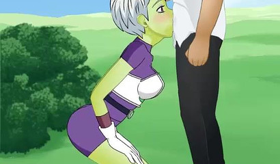 Green bitch Chirai and her deep blowjob