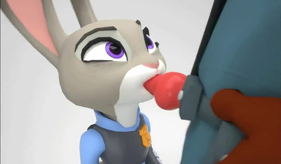 Сборник порнофильмов "Зверополис" с Ником и Джуди