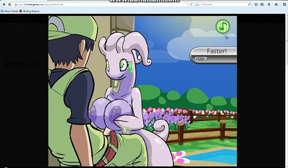 Water Pokemon Goodra jerks off between big tits trainer's cock