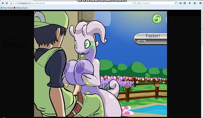 Water Pokemon Goodra jerks off between big tits trainer's cock