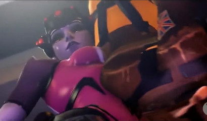 Tracer Fell into Widowmaker's Sex Trap and Was Raped