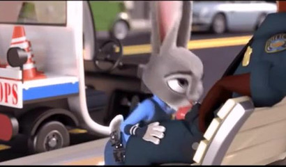 Police Cartoonxxx - Police bunny Judy Hops sucks on the street from a partner in a XXX cartoon