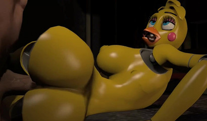 Curvaceous and kinky furry hotties take big rod in their ass