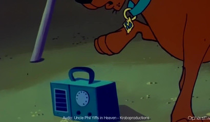 Funny cartoon parody of Scooby Doo and the mystery gang