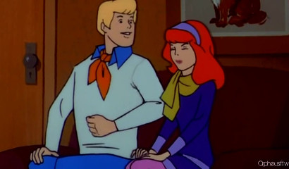 Funny cartoon parody of Scooby Doo and the mystery gang