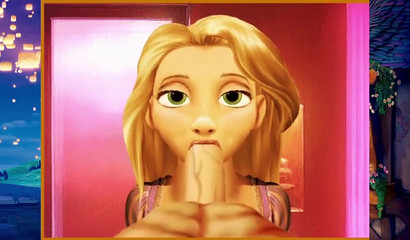 Eager and petite blonde Rapunzel tries everything in compilation