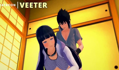 Busty 3D hentai Hinata takes Sasuke's big rod from behind