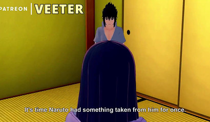 Busty 3D hentai Hinata takes Sasuke's big rod from behind