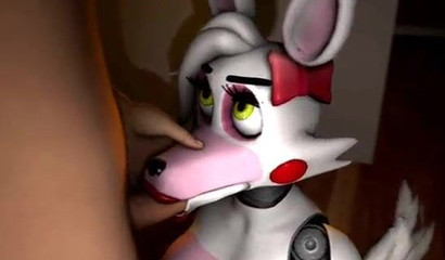 Horny 3D furry cuties toying with a big cock in a threesome