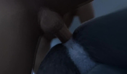 Judy Hopps, petite lapine en peluche en 3D, chevauche une grosse bite partout.