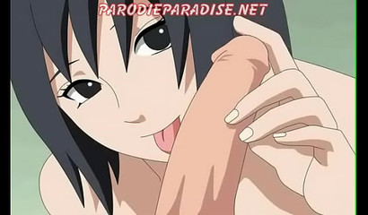 Curvy black-haired anime cutie Shizune seduced and banged Naruto