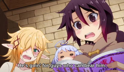 Sweet blonde hentai cutie scissoring with furry lesbian