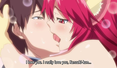 Shy hentai redhead Setogaya Mari pleasing her boyfriend's big dick