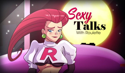 Curvaceous pink-haired anime cutie Jessie shows off her riding skills