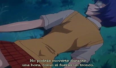 Kinky schoolgirl lezzie fingering petite blue-haired anime chick