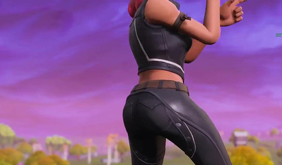 Busty 3D redhead Calamity shows off her juicy curves