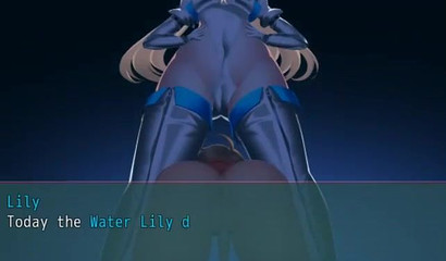 Powerful tanned 3D giantess stroking tiny man's rod after cunnilingus