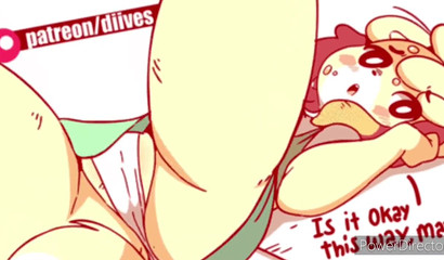 Curvy cartoon Animal Crossing furry Isabelle Shizue drilling her pussy