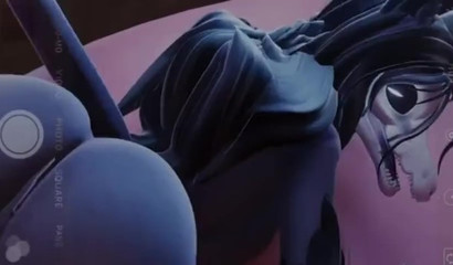 Busty 3D furry monster chick riding big human dick