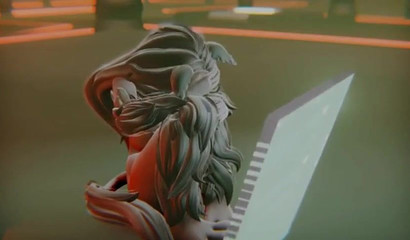 Busty 3D furry monster chick riding big human dick