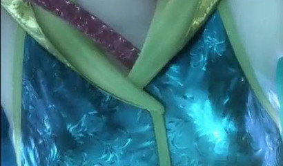 Tiny brunette 3D hottie got pounded hard with tentacles