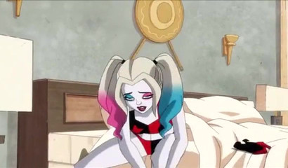 Anime Lesbian Porn Poison Ivy - Lovely cartoon hottie Poison Ivy sharing a bed with sexy Harley Quinn