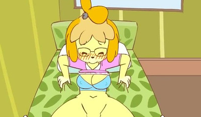 Naughty cartoon furry Isabelle Shizue pounded in missionary