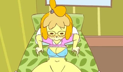 Naughty cartoon furry Isabelle Shizue pounded in missionary