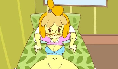 Naughty cartoon furry Isabelle Shizue pounded in missionary