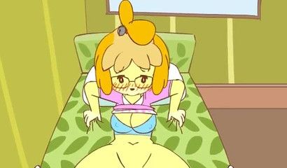 Naughty cartoon furry Isabelle Shizue pounded in missionary